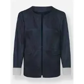 Witt Weiden Lederimitat-Blazer in marine | Gr.: 38