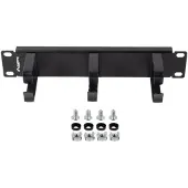Lanberg AK-1702-B, Kabelmanager, Stahl, Schwarz, 210 g
