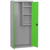 Simon Rack Aktenschrank, Mehrzweckschrank, Stahl-Aufbewahrungsschrank, 0 Ebenen, Doppeltüren, Schloss - Simonlocker
