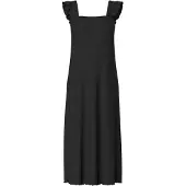 Pieces Pcflora Volant Träger Maxikleid | Schwarz | S