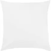TRAUMSCHLAF Uni Mako-Satin Kissenbezüge 50x50 cm | weiss - weiß