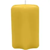 Kopschitz Kerzen Sternkerzen Mostard Senf 80 x Ø 60 mm, 8 Stück