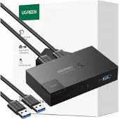 UGREEN Schalter Bi-direktional Usb 3.0 Cm618 - Schwarz
