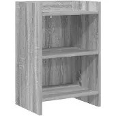 vidaXL Nachttische Grau Sonoma 40 x 30 x 60 cm Holzwerkstoff 8011005