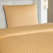 BETTWARENSHOP Hotelbettwäsche Viola Bettbezug einzeln 135x200 cm | gold - beige