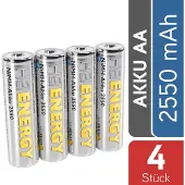 Heitech Ready to use Akku 2550 mAh