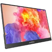 Arzopa A1M 17,3 Zoll Tragbarer Monitor 1080p FHD, 103 % sRGB IPS-Gaming-Display mit Standfuß, USB-C &amp; HDMI Externes Display für Laptop, PC, Mac, Smartphone, Xbox, PS5