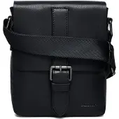 Saddler Leder Umhängetasche George Messenger Bag Black schwarz