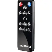 Mantona Bluetooth Fernbedienung "Selfie" für Apple iPhone/iPad/iMac/iOS/Musik/Kamera/Bildschirm