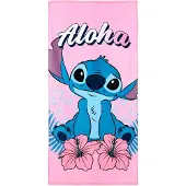 Disney Stitch Handtuch 100% Baumwolle, Hellrosa