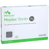 Mepilex Border Ag Schaumverb.10x12,5 cm 5 St