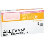 Allevyn Gentle Border Lite 8x15 cm Schau 10 St