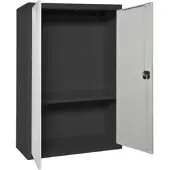 Simon Rack Aktenschrank, Mehrzweckschrank, Stahl-Aufbewahrungsschrank, 1 Ebenen, Doppeltüren, Schloss - Simonlocker