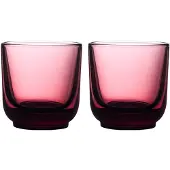 Fellow 2er-Set Pirch Cappuccino-Gläser, 190 ml, Rot