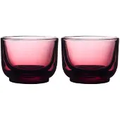 Fellow 2er-Set Pirch Cortado-Gläser, 120 ml, Rot