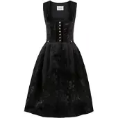 Stockerpoint Langes Dirndl "Odette" in schwarz | Gr.: 42