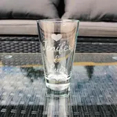 Luxentu Trinkglas CIAO 300 ml Herzen gefüllt 2 Stück