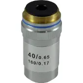 Bresser Objektiv 40x Mikroskop 1,6 cm Silber