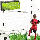 Ikonka Fußballtor für Kinder, Training, 2-tlg., 95 x 48 x 70 cm
