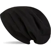 StyleBREAKER Feinstrick Beanie Mütze in Schwarz | Gr.: onesize
