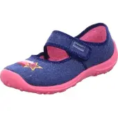 Fischer Markenschuh Hausschuh in blau | Gr.: 30
