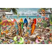 Bluebird Puzzle Hunde und Katzen auf einer Gastropode 2000 dlc