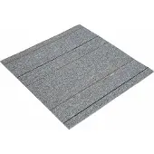 vidaXL Teppichfliese Hellgrau mit Streifen 50 x 50 cm 36 pcs