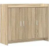 vidaXL Sideboard Sonoma-Eiche 98,5 x 33 x 80 cm Holzwerkstoff