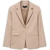 Bugatti Kurzblazer "Regular Fit" mit Reverskragen und Streifen