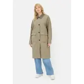 Camel active Mantel mit Cordkragen in Salbei | Gr.: 36