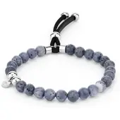 FYNCH-HATTON Armband Blue Sponge Coral Armband in silber | Gr.: onesize