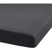 BETTWARENSHOP Jersey-Elasthan Spannbettlaken Multi-Stretch 240x240 cm | anthrazit - grau