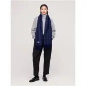 Style Republic Kaschmir Schal gewoben in Navy | Gr.: onesize
