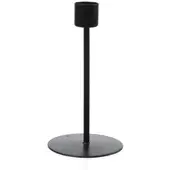 MARELIDA Stabkerzenhalter Kerzenständer für Tafelkerzen H: 14cm in schwarz | Gr.: onesize
