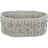 StyleBREAKER Strick Stirnband in Hellgrau | Gr.: onesize