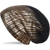 StyleBREAKER Feinstrick Beanie Mütze in Dunkelblau / Rosegold | Gr.: onesize