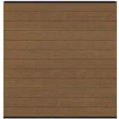 Traumgarten SYSTEM Platinum Zaunfeld Set Teak Braun
