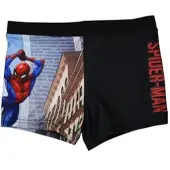Spiderman Marvel Badehose Schwimmhose Badekleidung Hose in schwarz | Gr.: 98-104