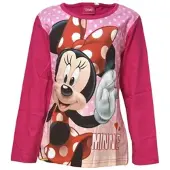 Disney Minnie Mouse Langarmshirt Minnie Mouse in Pink | Gr.: 104