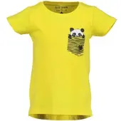 Blue Seven Mädchen kurzarm Sweatshirt mit Panda Print | Gr.: 104