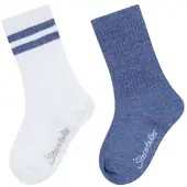 Sterntaler Active Socken Lang 2er-Pack Coolmax in jeans melange | Gr.: 34