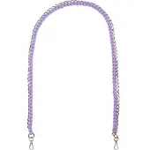 StyleBREAKER Taschengurt mit Kette in Flieder | Gr.: onesize