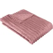 Erwin Müller Fleece, Microfaser Wohndecke Aosta in rosenholz | Gr.: 130-x-170-cm