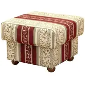 58 aufm Kessel HOCKER Kama Chenille rot | Gr.: onesize