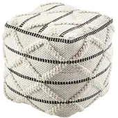 Kobolo Pouf JAIPUR42 in Schwarz | Gr.: onesize