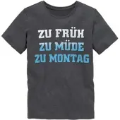 Kidsworld T-Shirt in anthrazit | Gr.: 164-170