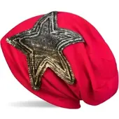 StyleBREAKER Beanie Mütze in Rot | Gr.: onesize