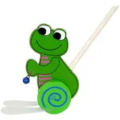 Hess Holzspielzeug Schiebetier "Frosch" in Bunt | Gr.: onesize