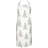 Greengate Schürze LUCIE XMAS Weiß mit Tannenbäumen | Gr.: onesize