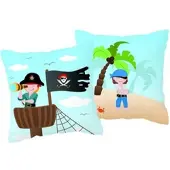 Ticaa kindermobel Kinder Kissen-Set "Pirat Luan" in Mehrfarbig | Gr.: onesize
